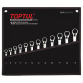 Набор ключей трещоточных реверсивных TOPTUL 8-19мм в чехле 12ед. GPAQ1203 фото анонса фото анонса Набор ключей трещоточных реверсивных TOPTUL 8-19мм в чехле 12ед. GPAQ1203 интернет магазин Metizmarket