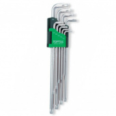 Г-образные ключи TORX TOPTUL T10-T50 9ед. супердлинные GAAL0923 фото анонса фото анонса Г-образные ключи TORX TOPTUL T10-T50 9ед. супердлинные GAAL0923 интернет магазин Metizmarket