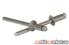 ISO 15984 DIN 7337 A2 / A2 Заклепка вытяжная с плоским потайним буртиком