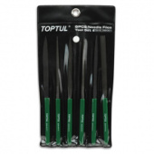 фото анонса Набор надфилей TOPTUL L160мм 6ед. GNBA0601 интернет магазин Metizmarket