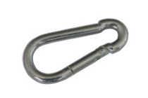 фото анонса Карабин пожарный DIN 5299 C 100×10 сталь  цб интернет магазин Metizmarket