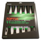 фото анонса Набор отверток TOPTUL 11 ед. GAAE1101 интернет магазин Metizmarket