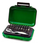 фото анонса Набор бит с трещоткой TOPTUL 1/4" 31ед. GABW3103 интернет магазин Metizmarket