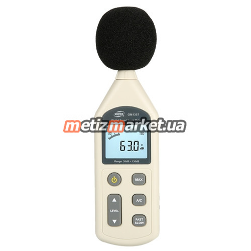 подробное фото измеритель уровня шума (шумомер) 30-130 дб benetech gm1357 интернет магазин Metizmarket
