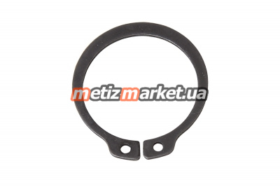 подробное фото кольцо стопорное наружное фосфатированное колёное din 471 20×1,75 сталь  бп интернет магазин Metizmarket
