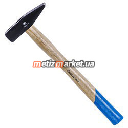 подробное фото молоток слесарный 300г, ручка из дерева стандарт ehw0300 интернет магазин Metizmarket