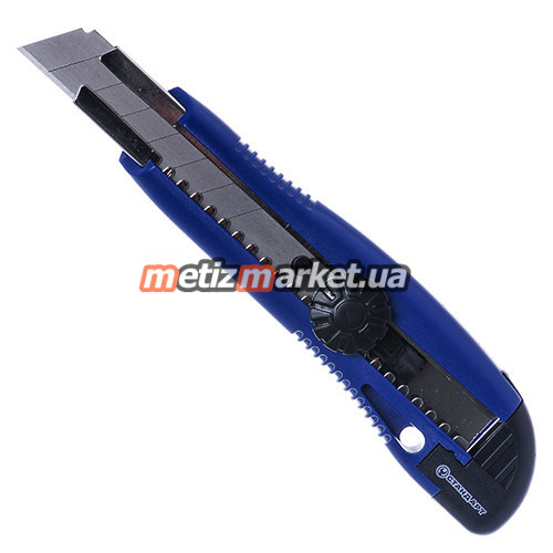 подробное фото нож с выдвижным лезвием 18 мм стандарт ckk0118 интернет магазин Metizmarket