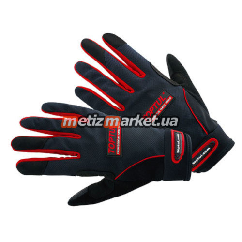 подробное фото перчатки комбинированные рабочие (размер s) toptul axg00020001 интернет магазин Metizmarket