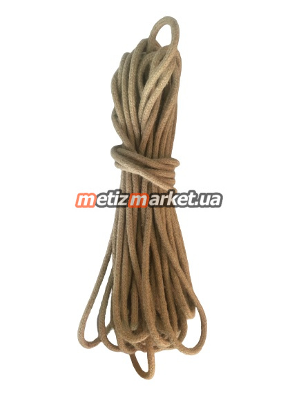 подробное фото шнур джутовый плетёный 10 мм (100 м) интернет магазин Metizmarket