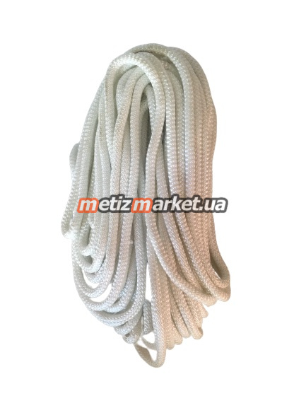 подробное фото шнур капроновый вязаный с наполнителем ф4 (20 м) интернет магазин Metizmarket