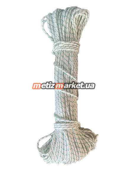 подробное фото шнур полиамидный (плетёный) 10 мм (50 м) интернет магазин Metizmarket