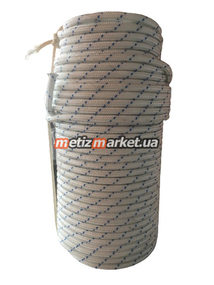 подробное фото шнур полиамидный (плетёный) 12 мм (100 м) интернет магазин Metizmarket