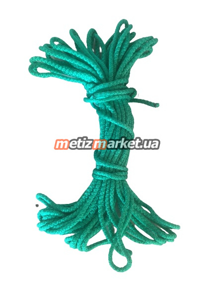 подробное фото шнур вязаный пп цветной 4мм (15 м) интернет магазин Metizmarket