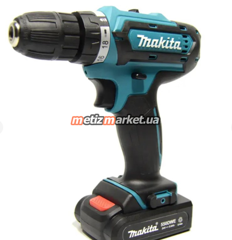 Шуруповерт Makita 331 DWE 24 V 5 0AH с набором инструментов запасной аккумулятор, фото подробное подробное фото шуруповерт makita 331 dwe 24 v 5 0ah с набором инструментов запасной аккумулятор интернет магазин Metizmarket
