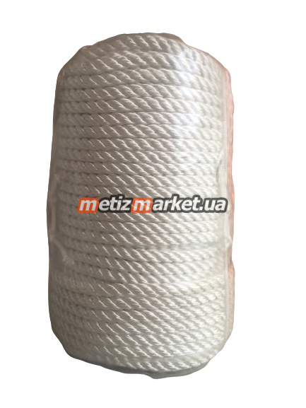 подробное фото верёвка полиамидная ф11 (100 м) интернет магазин Metizmarket