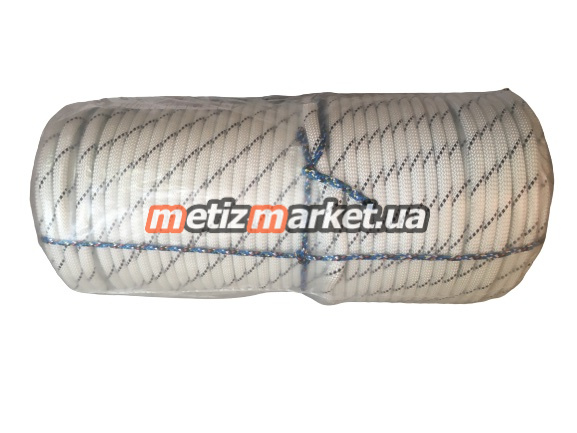 подробное фото верёвка высокопрочная страховочная (альпинистская) ф12 (100 м) интернет магазин Metizmarket